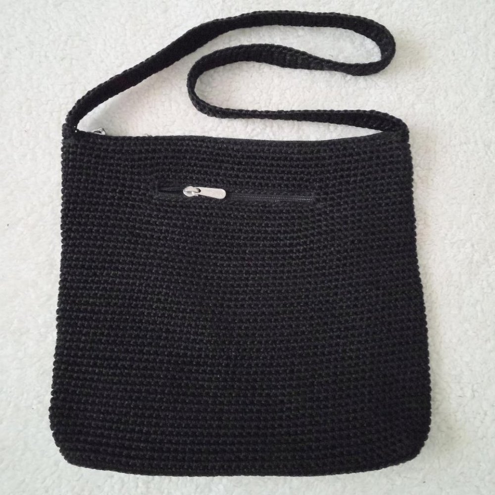 The Sak Crochet Black Purse - Picture 1 of 7